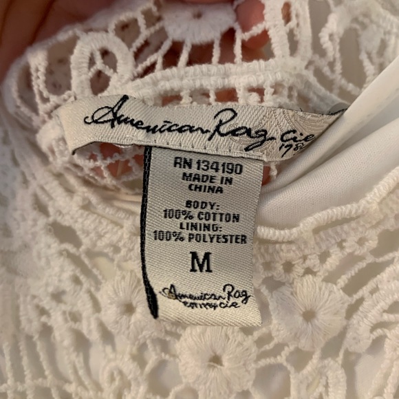 White lace summer dress - Picture 4 of 5